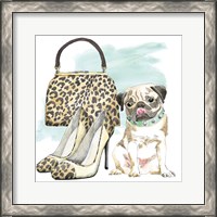 Framed Glamour Pups IV