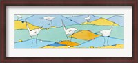 Framed Marsh Egrets I