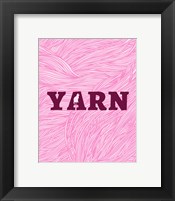 Cat's Yarn Framed Print
