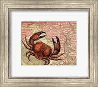 Framed Maryland's Jumbo Crabs