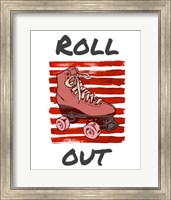 Framed Roller Derby Roll Out