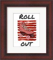 Framed Roller Derby Roll Out