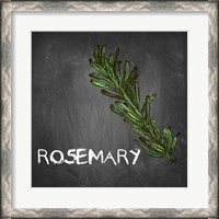 Framed Rosemary on Chalkboard