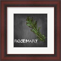 Framed Rosemary on Chalkboard