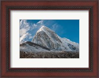 Framed Mt Pumori behind Kala Patthar, Nepal
