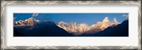 Framed Mt Everest, Ama Dablam, Khumbu, Himalayas, Nepal