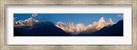 Framed Mt Everest, Ama Dablam, Khumbu, Himalayas, Nepal