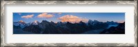 Framed Mt Everest, Himalayas, Nepal