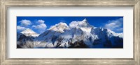 Framed Everest & Nuptse Sagamartha National Park Nepal
