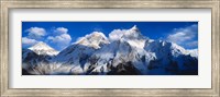 Framed Everest & Nuptse Sagamartha National Park Nepal