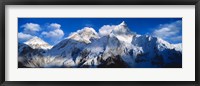 Framed Everest & Nuptse Sagamartha National Park Nepal