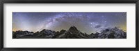 Framed Panoramic view of Mt Everest