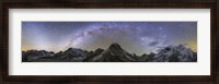 Framed Panoramic view of Mt Everest