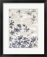 Petal Batik I Framed Print