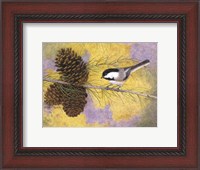 Framed Chickadee in the Pines II