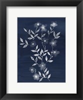 Framed Flower Cyanotype I