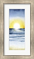 Framed Layered Sunset Triptych II