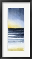 Layered Sunset Triptych III Framed Print