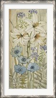 Framed Lily Chinoiserie I