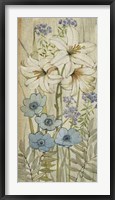 Framed Lily Chinoiserie I