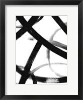 Monochrome Ripple II Framed Print