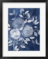 Framed Cyanotype Roses I