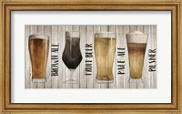 Framed Beer Chart I