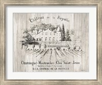 Framed Chateau Royalle on Wood