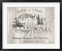 Chateau Royalle on Wood Framed Print