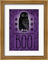 Framed Vintage Halloween Boo