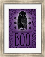 Framed Vintage Halloween Boo