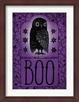 Framed Vintage Halloween Boo
