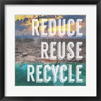 Framed Reduce Reuse Recycle