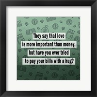 Framed Love vs. Money II