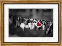 Framed Pop of Color A Locks of Love to Go Around