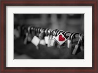 Framed Pop of Color A Locks of Love to Go Around