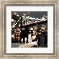 Framed Kissing in a NY Night (detail)