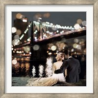 Framed Kissing in a NY Night (detail)