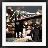 Framed Kissing in a NY Night (detail)