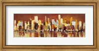 Framed Manhattan al Tramonto