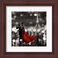 Framed Midnight in Paris (BW)