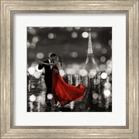Framed Midnight in Paris (BW)