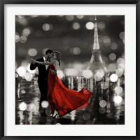 Framed Midnight in Paris (BW)