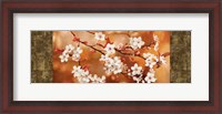 Framed Orange Sakura