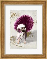 Framed Purple Ballerina