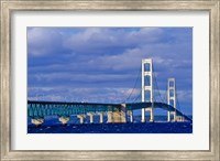 Framed Mackinac Bridge, Michigan