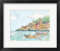 Portofino I Framed Print