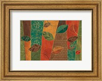 Framed Bohemian Leaves I