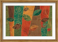 Framed Bohemian Leaves I