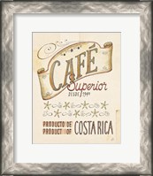 Framed Authentic Coffee VIII